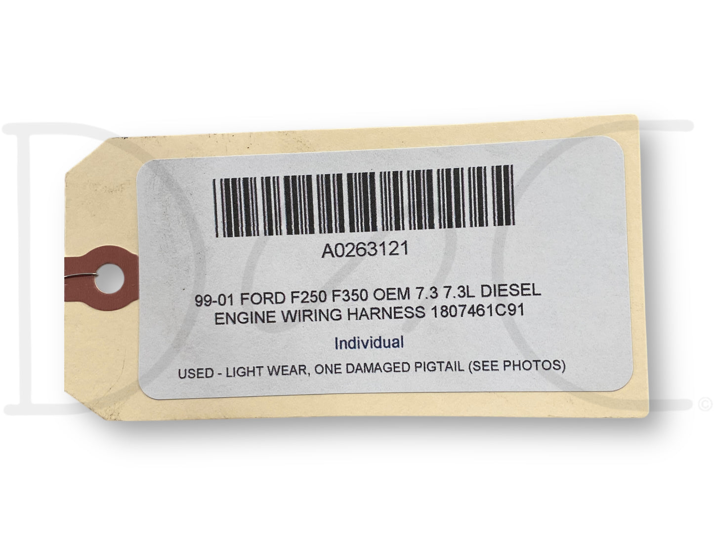 99-01 Ford F250 F350 OEM 7.3 7.3L Diesel Engine Wiring Harness 1807461C91