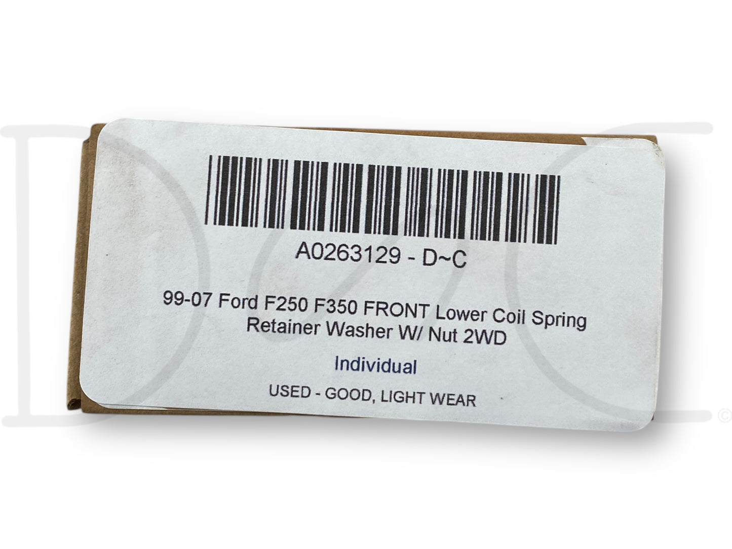 99-07 Ford F250 F350 Front Lower Coil Spring Retainer Washer W/ Nut 2WD