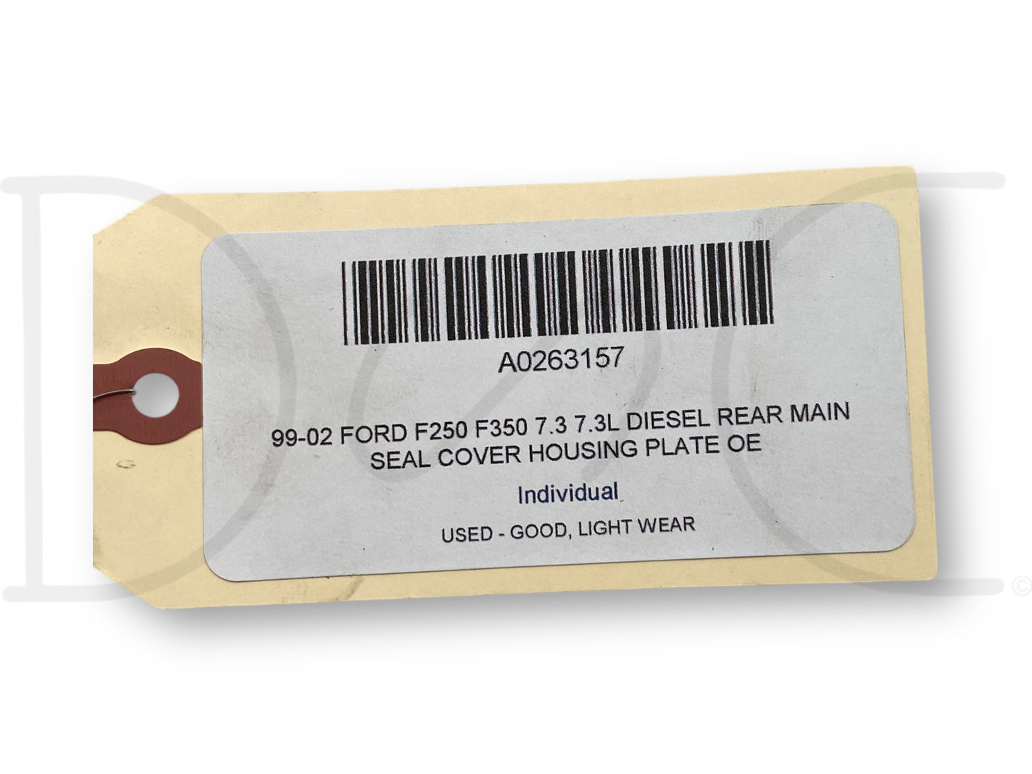 99-02 Ford F250 F350 7.3 7.3L Diesel Rear Main Seal Cover Housing Plate OE