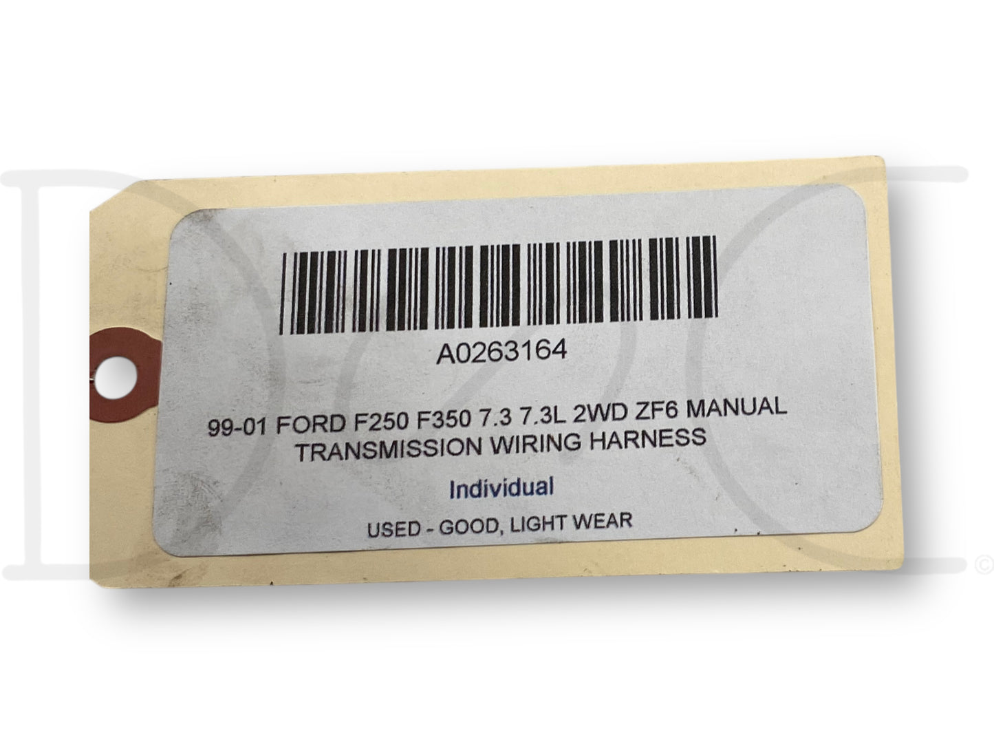 99-01 Ford F250 F350 7.3 7.3L 2WD ZF6 Manual Transmission Wiring Harness