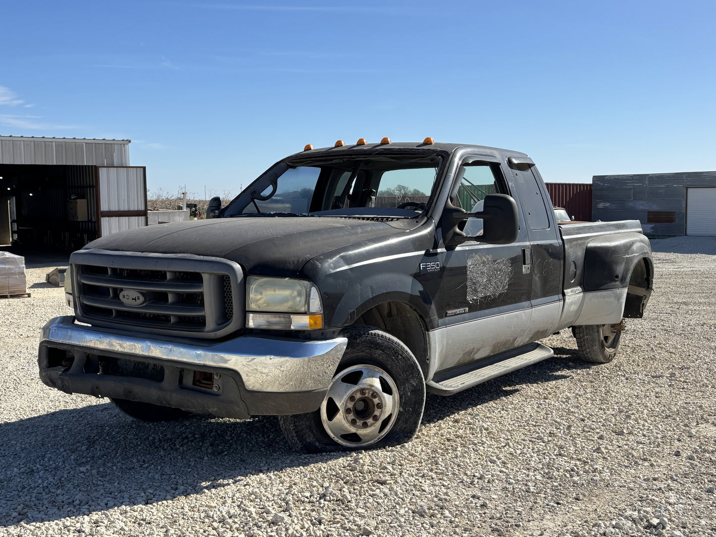 99-07 Ford F250 F350 Hood UD Black