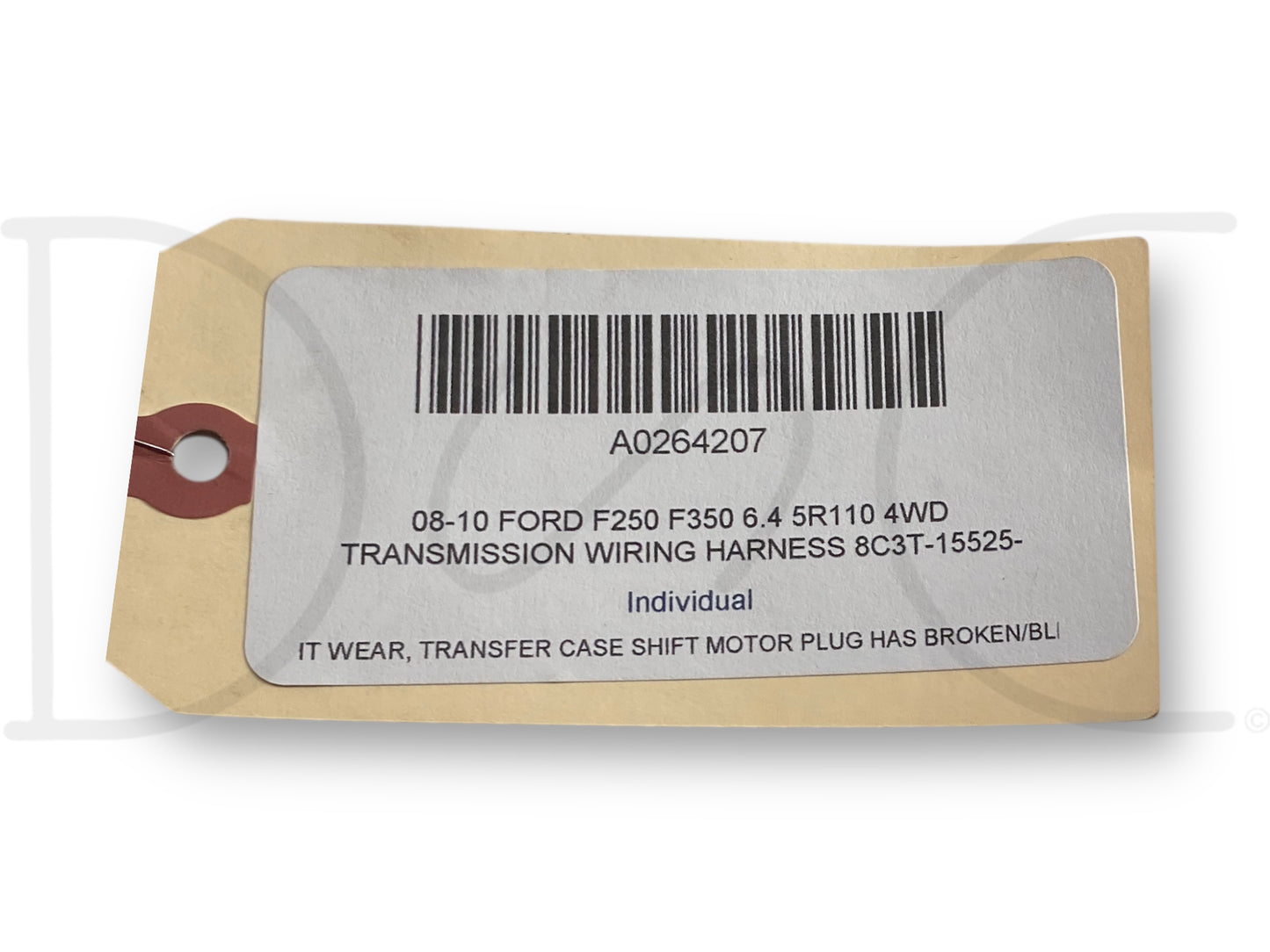 08-10 Ford F250 F350 6.4 5R110 4WD Transmission Wiring Harness 8C3T-15525-P2604