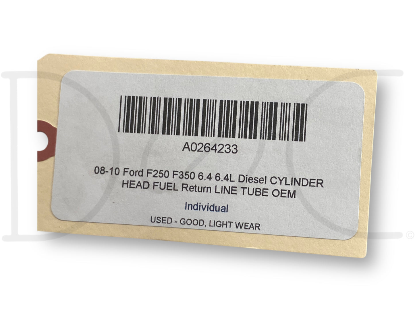 08-10 Ford F250 F350 6.4 6.4L Diesel Cylinder Head Fuel Return Line Tube OEM