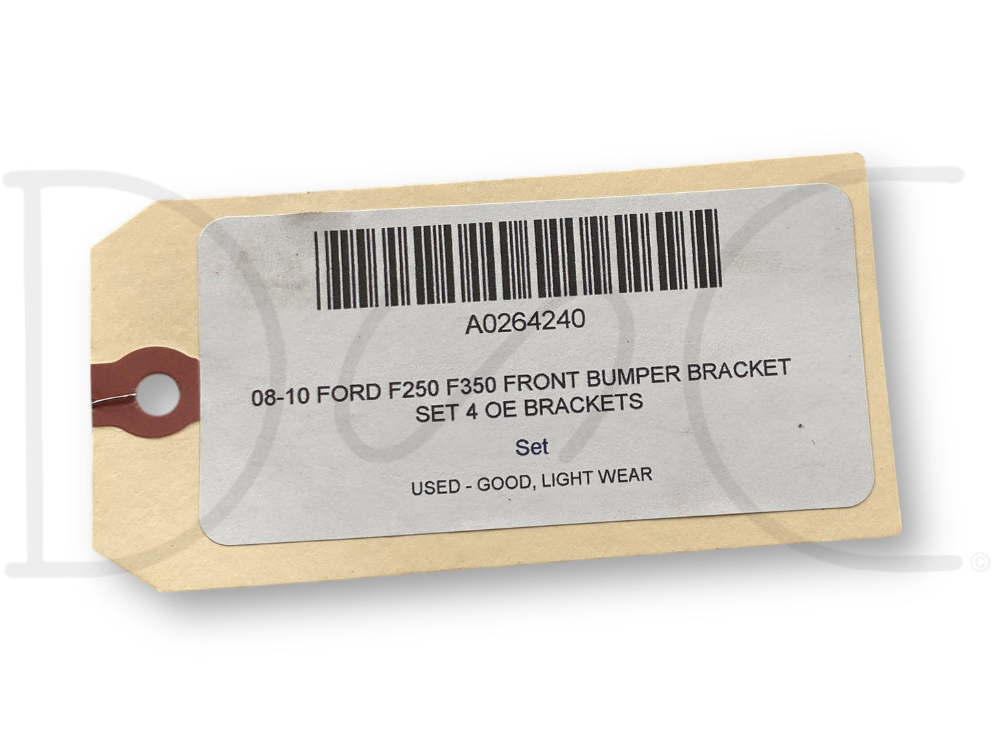 08-10 Ford F250 F350 Front Bumper Bracket Set 4 OE Brackets