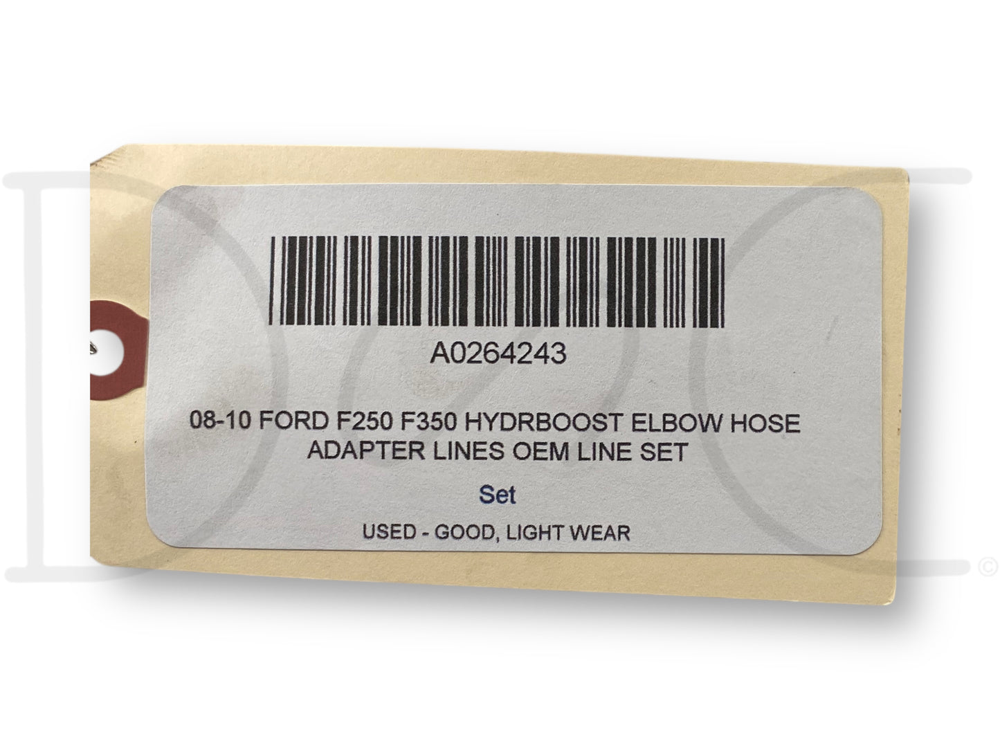 08-10 Ford F250 F350 Hydroboost Elbow Hose Adapter Lines OEM Line Set