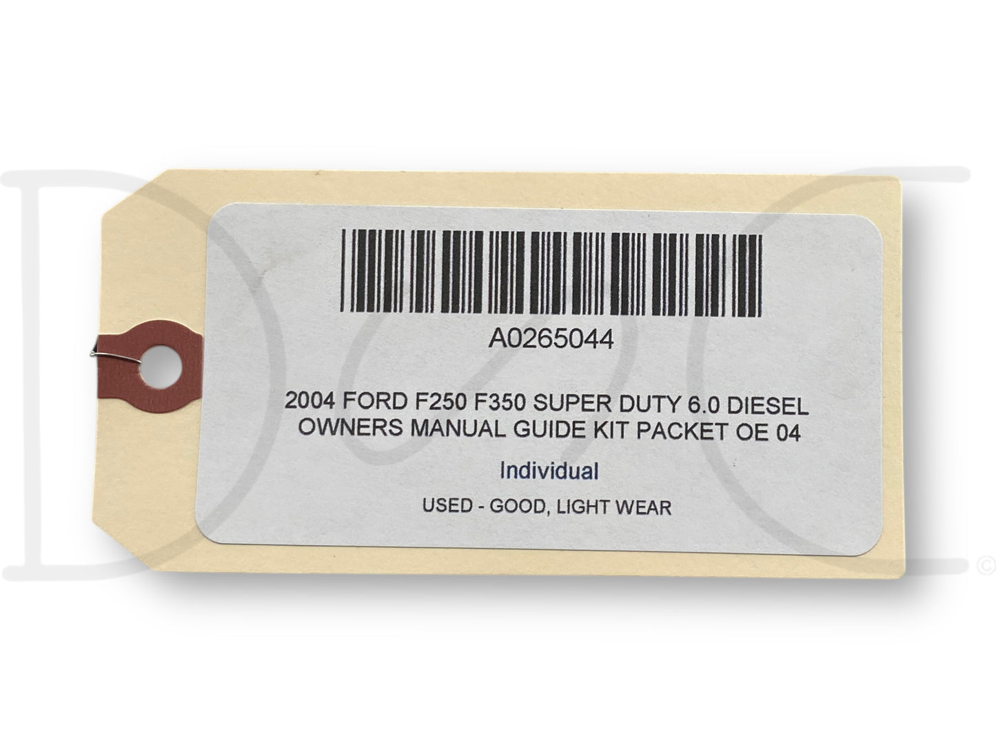 2004 Ford F250 F350 Super Duty 6.0 Diesel Owners Manual Guide Kit Packet OE 04