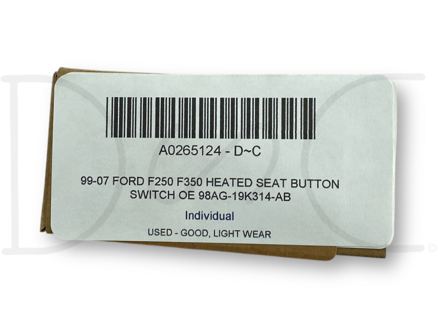 99-07 Ford F250 F350 Heated Seat Button Switch OE 98Ag-19K314-AB