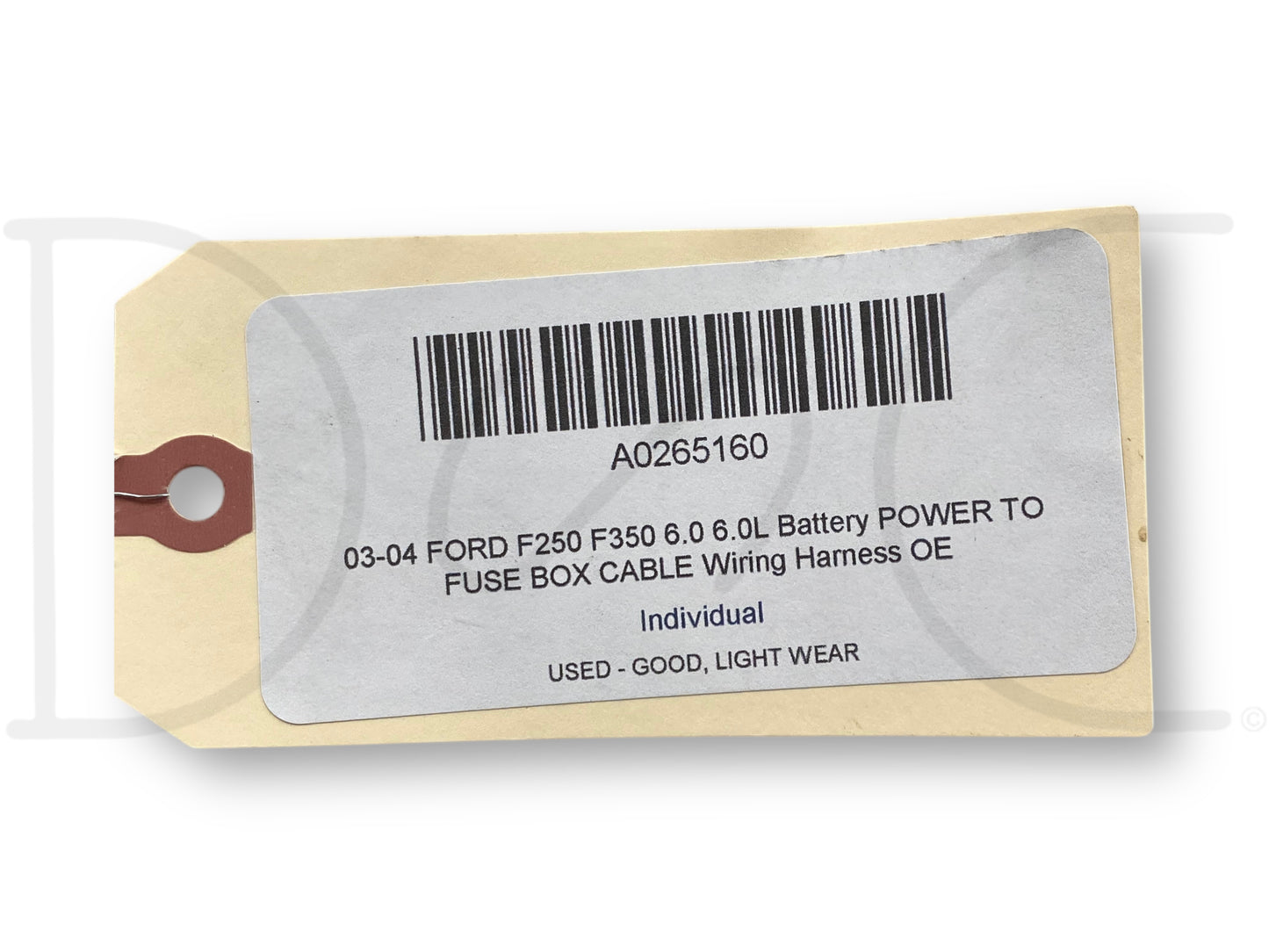 03-04 Ford F250 F350 6.0 6.0L Battery Power To Fuse Box Cable Wiring Harness OE