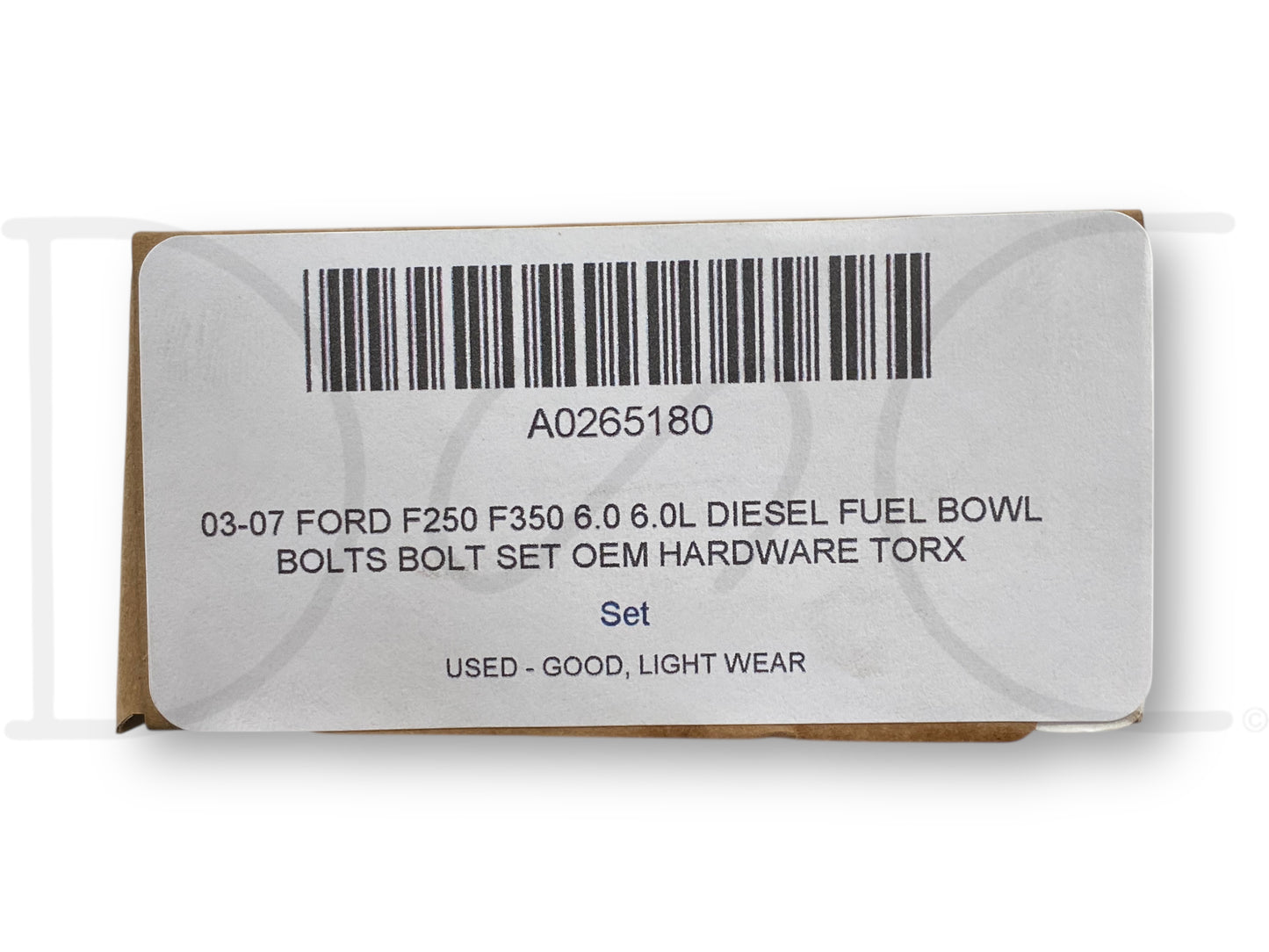 03-07 Ford F250 F350 6.0 6.0L Diesel Fuel Bowl Bolts Bolt Set OEM Hardware Torx