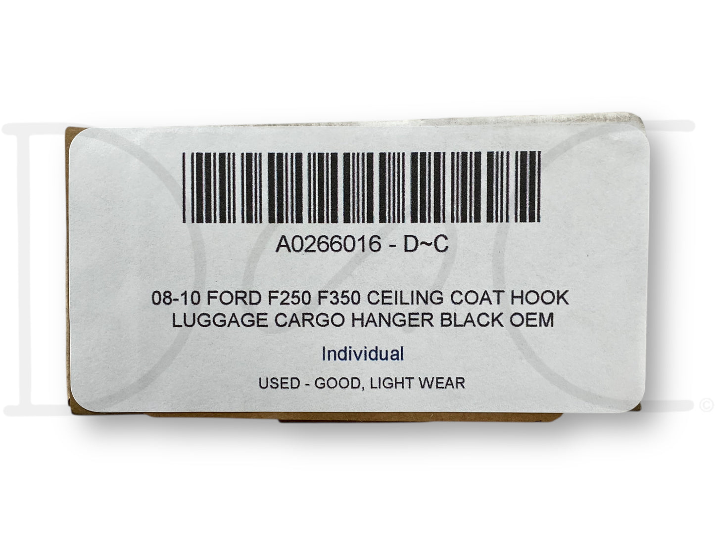 08-10 Ford F250 F350 Ceiling Coat Hook Luggage Cargo Hanger Black OEM