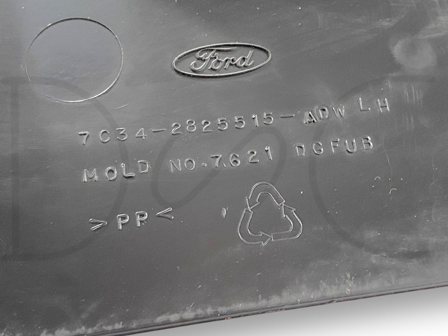 08-16 Ford F250 F350 Extended Cab LH Left Driver Rear Door Upper Panel Black OE