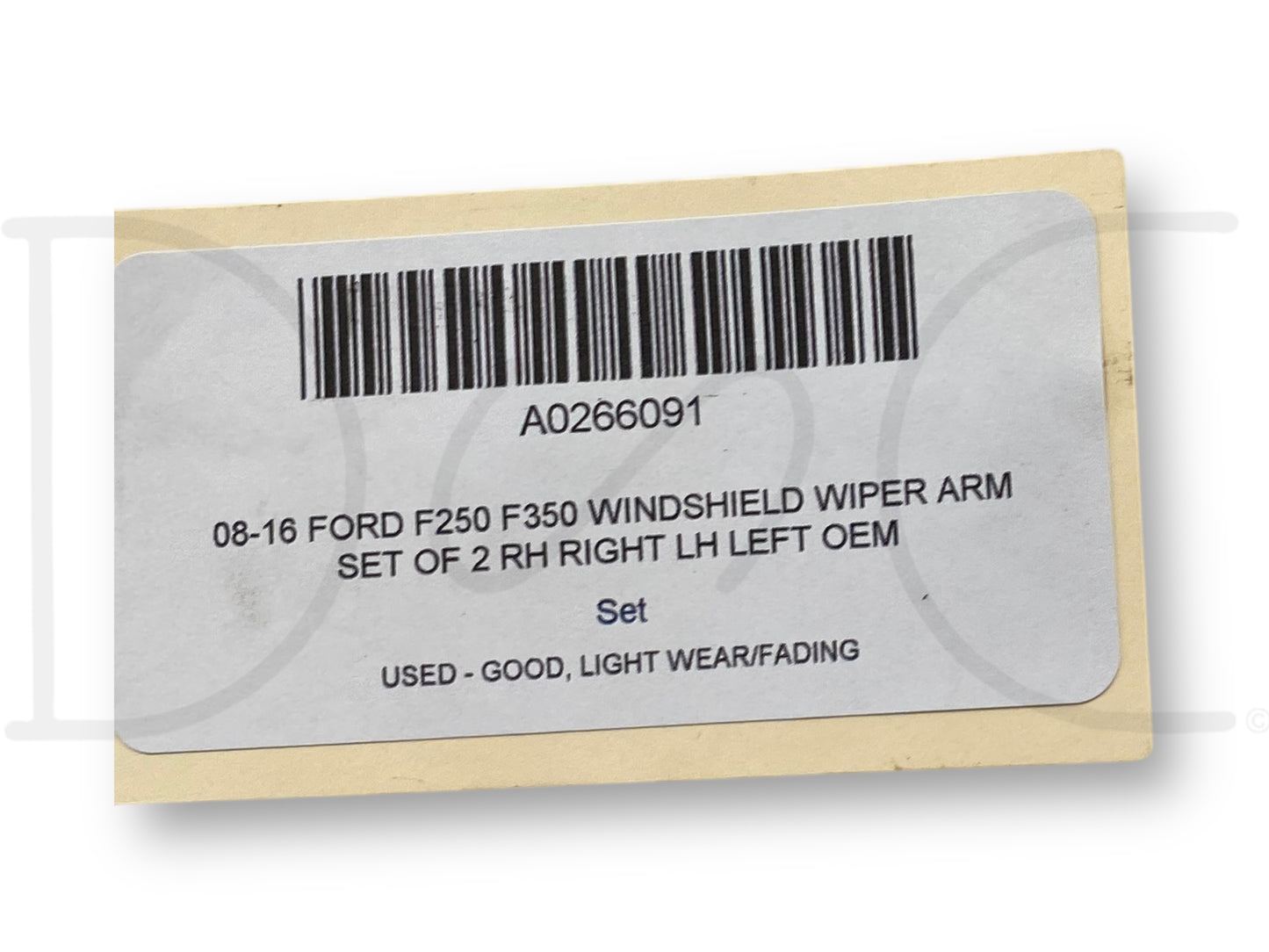 08-16 Ford F250 F350 Windshield Wiper Arm Set Of 2 RH Right LH Left OEM