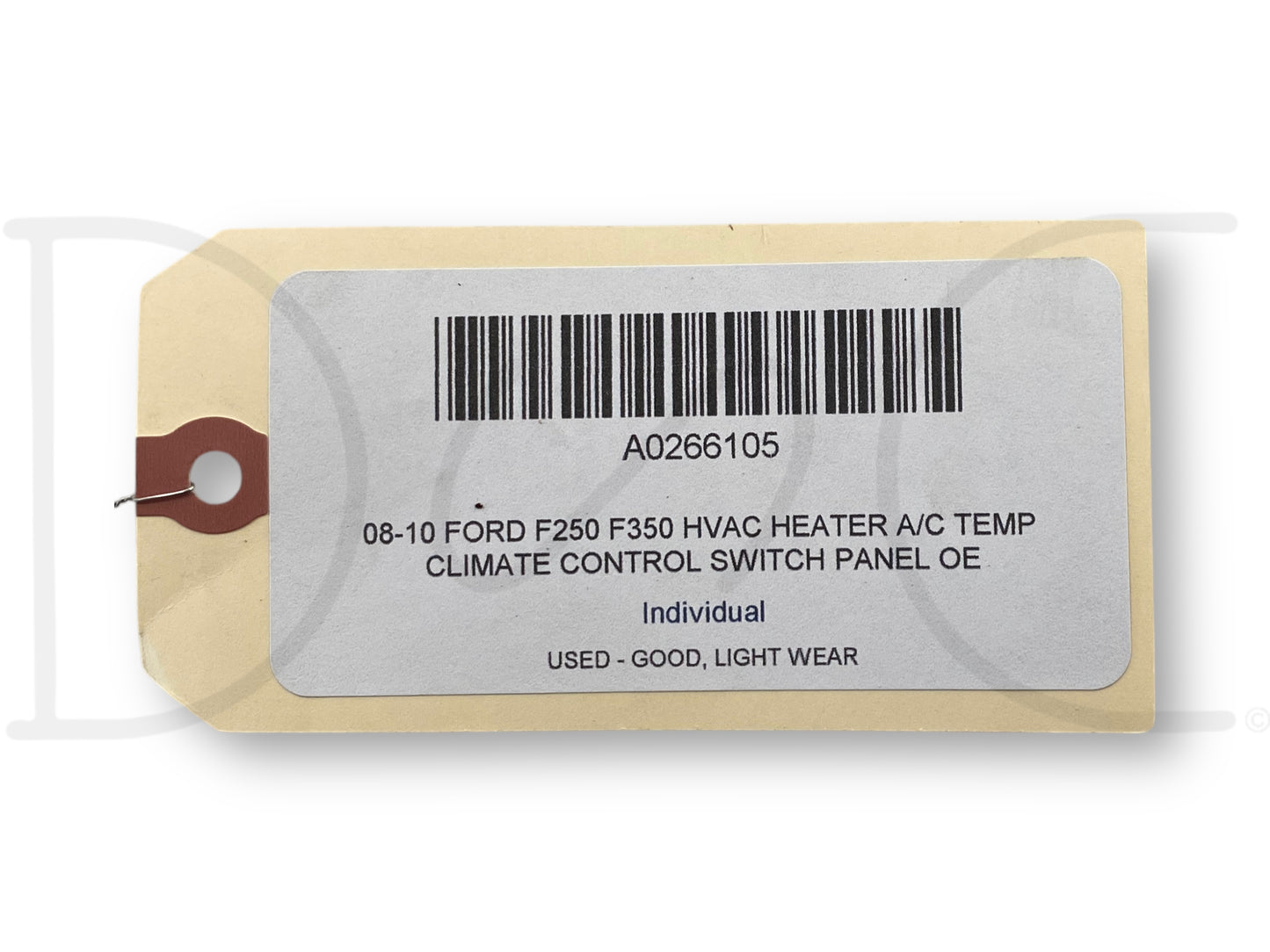 08-10 Ford F250 F350 HVAC Heater A/C Temp Climate Control Switch Panel OE