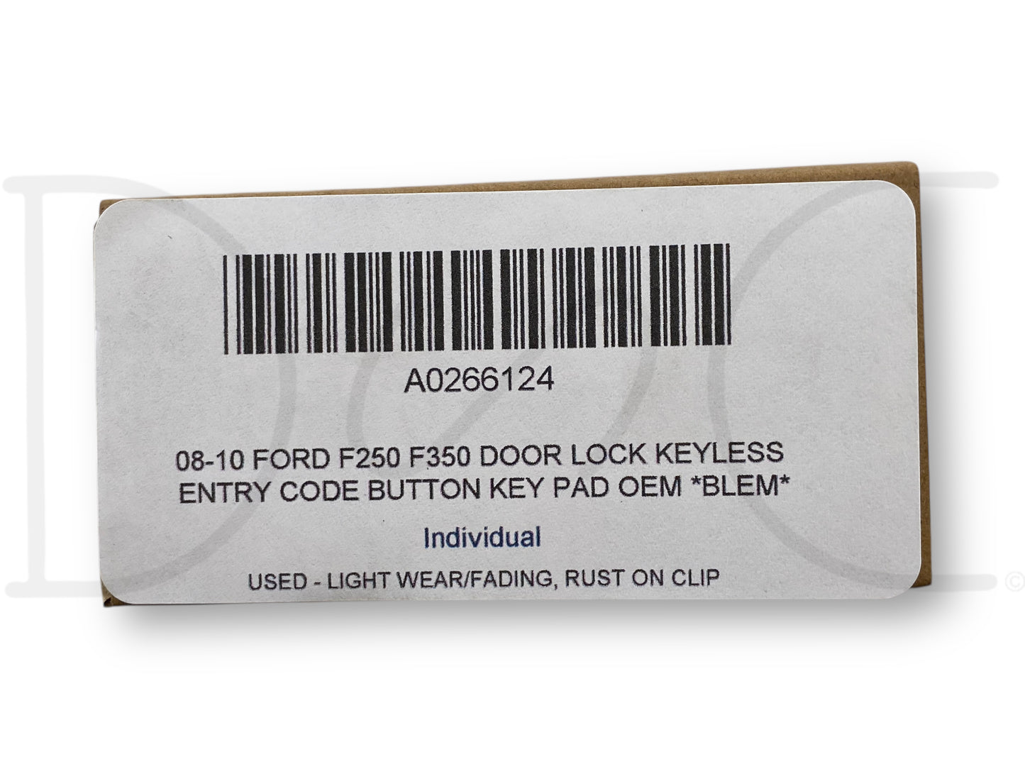 08-10 Ford F250 F350 Door Lock Keyless Entry Code Button Key Pad OEM *Blem*