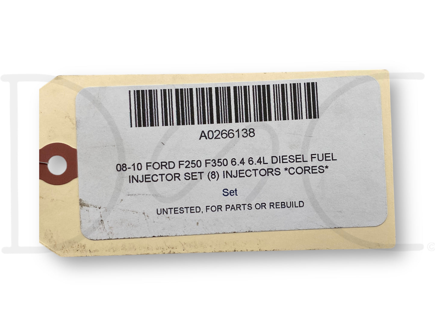 08-10 Ford F250 F350 6.4 6.4L Diesel Fuel Injector Set (8) Injectors *Cores*