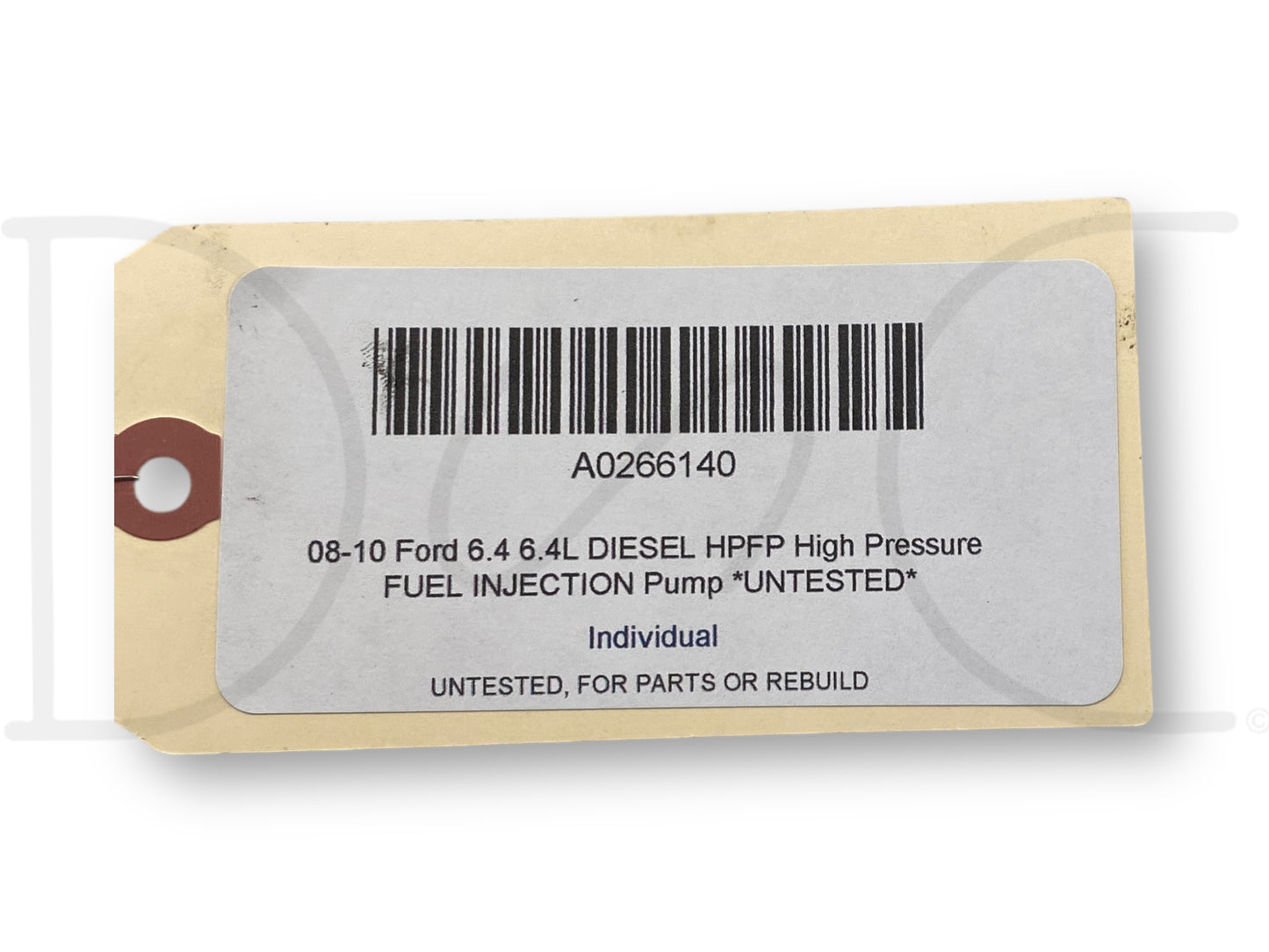 08-10 Ford 6.4 6.4L Diesel Hpfp High Pressure Fuel Injection Pump *Untested*