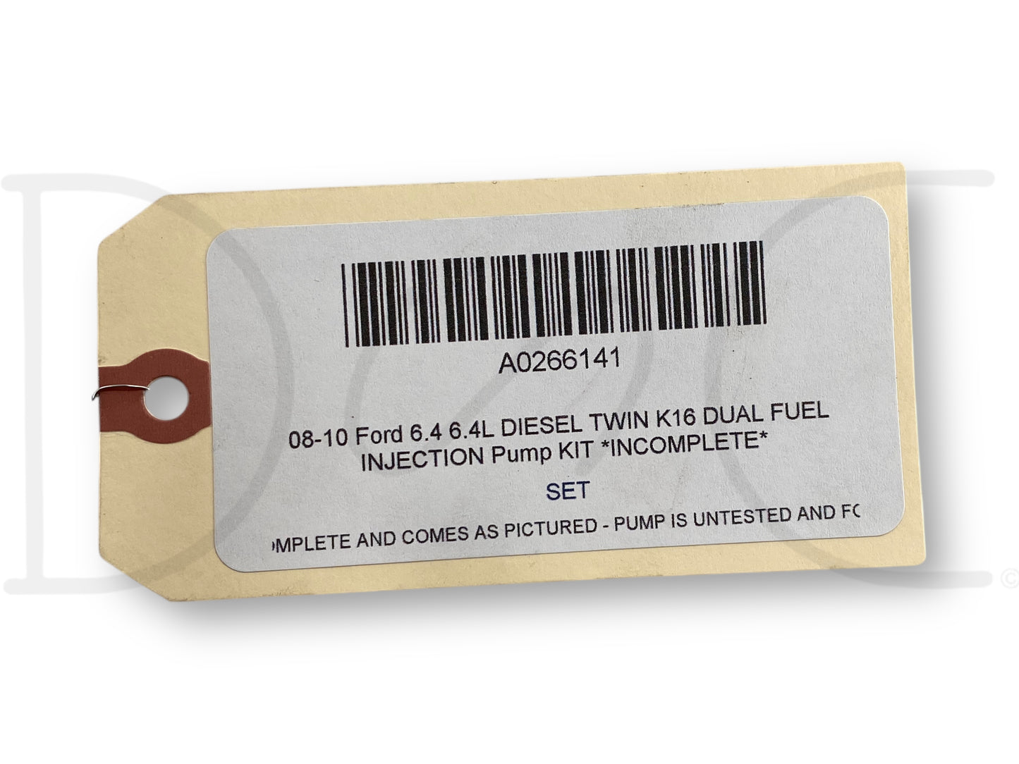 08-10 Ford 6.4 6.4L Diesel Twin K16 Dual Fuel Injection Pump Kit *Incomplete*
