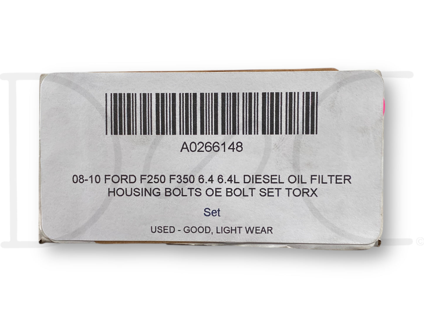 08-10 Ford F250 F350 6.4 6.4L Diesel Oil Filter Housing Bolts OE Bolt Set Torx