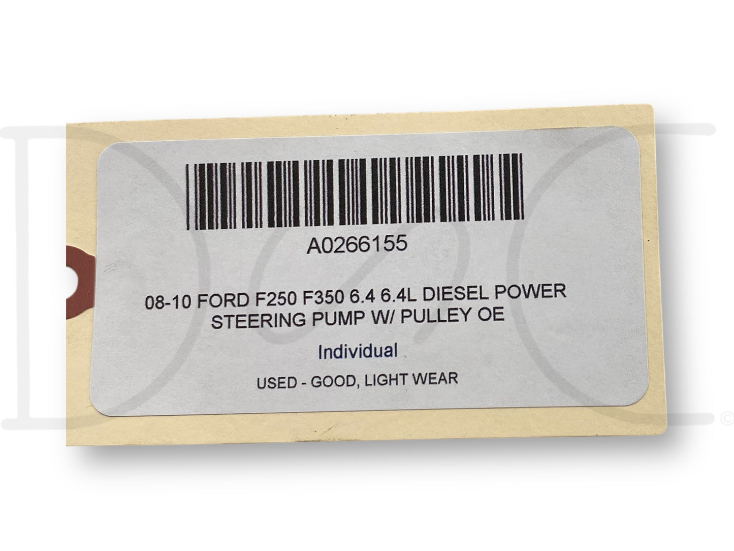 08-10 Ford F250 F350 6.4 6.4L Diesel Power Steering Pump W/ Pulley OE