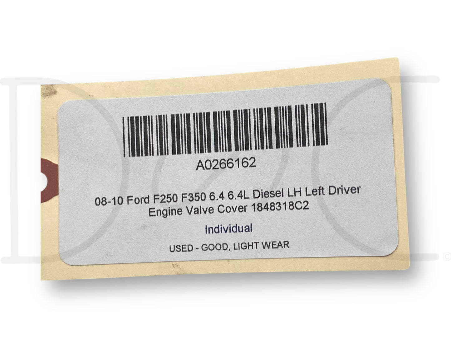 08-10 Ford F250 F350 6.4 6.4L Diesel LH Left Driver Engine Valve Cover 1848318C2