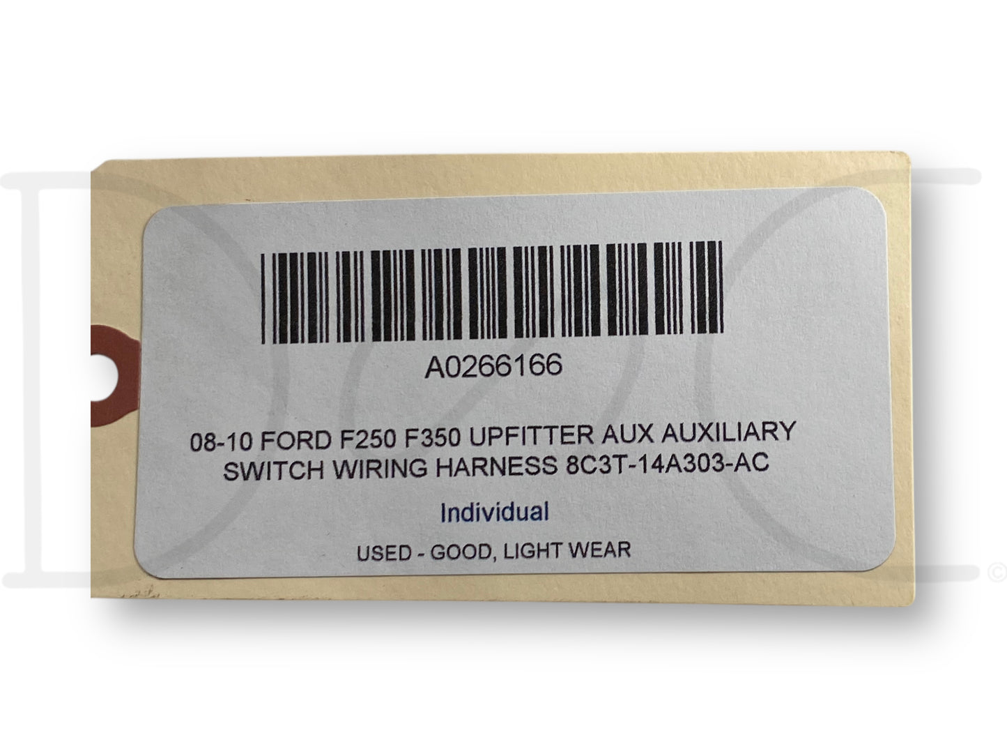 08-10 Ford F250 F350 Upfitter Aux Auxiliary Switch Wiring Harness 8C3T-14A303-AC