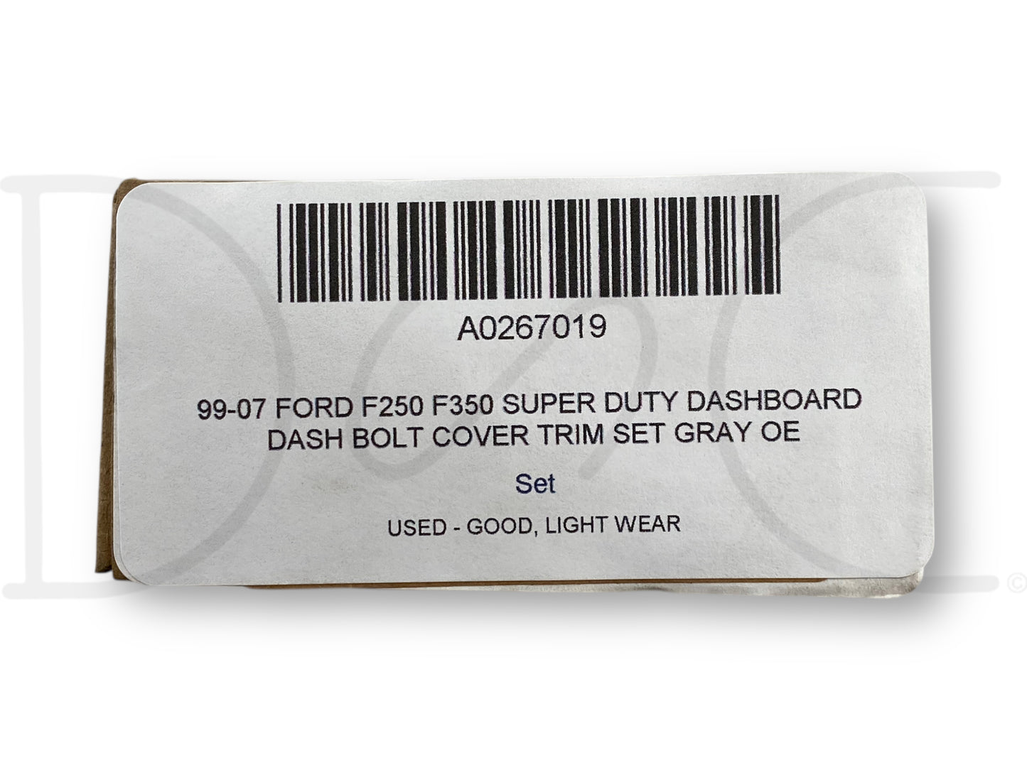 99-07 Ford F250 F350 Super Duty Dashboard Dash Bolt Cover Trim Set Gray OE