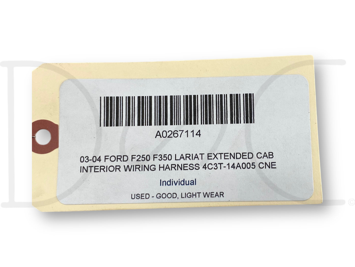 03-04 Ford F250 F350 Lariat Extended Cab Interior Wiring Harness 4C3T-14A005 Cne