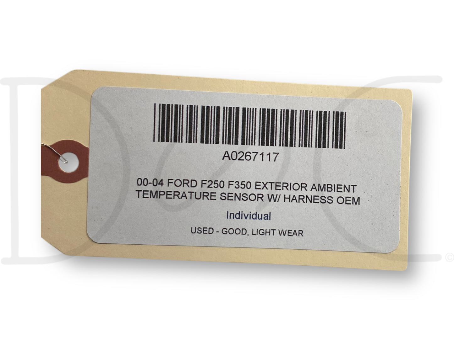 00-04 Ford F250 F350 Exterior Ambient Temperature Sensor W/ Harness OEM