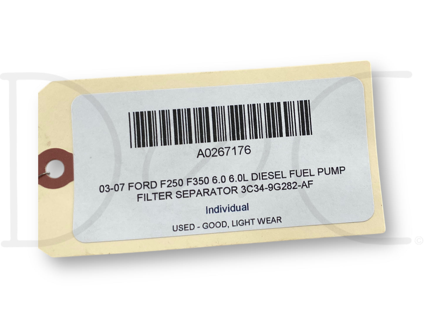 03-07 Ford F250 F350 6.0 6.0L Diesel Fuel Pump Filter Separator 3C34-9G282-Af
