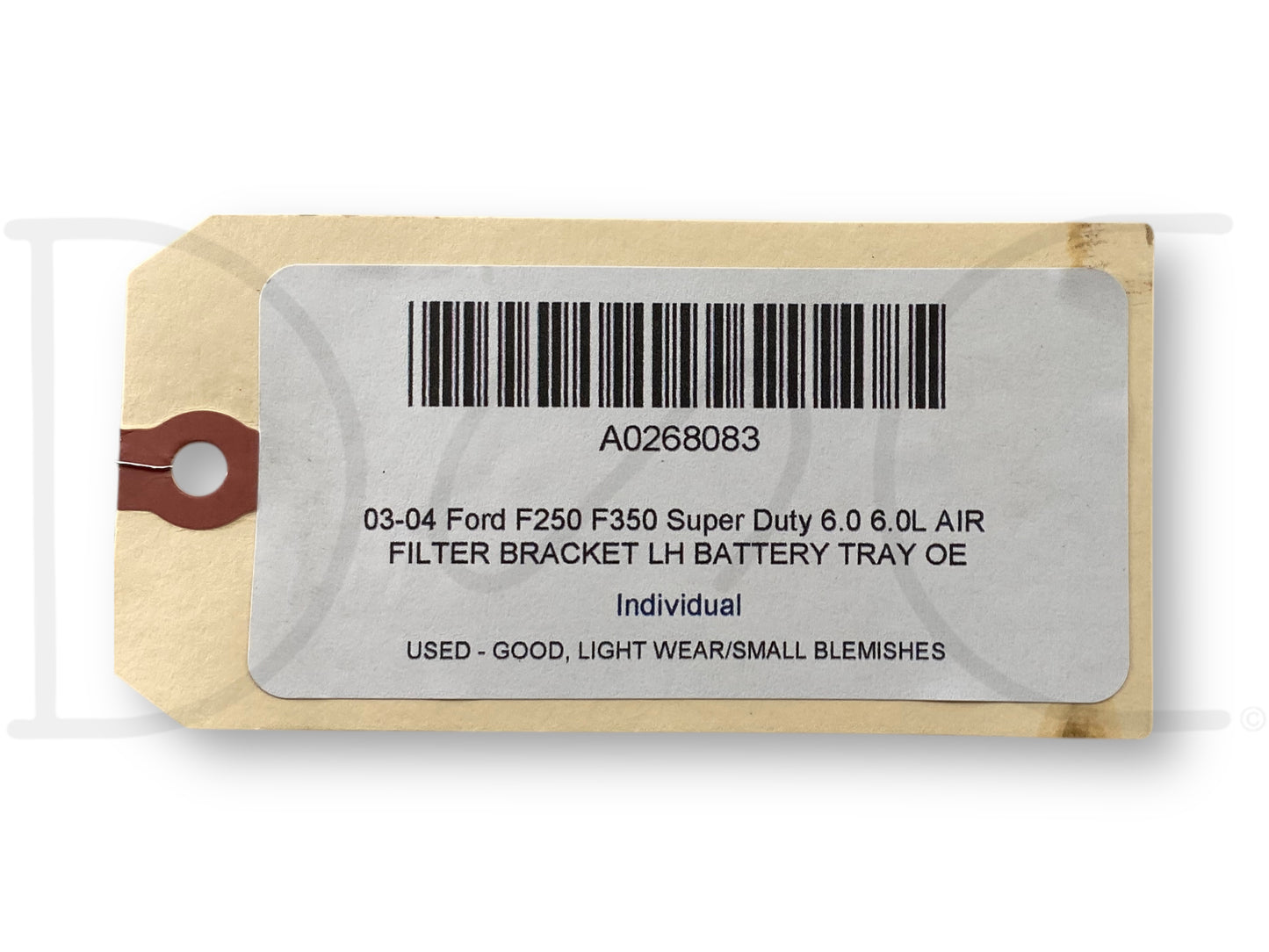 03-04 Ford F250 F350 Super Duty 6.0 6.0L Air Filter Bracket LH Battery Tray OE