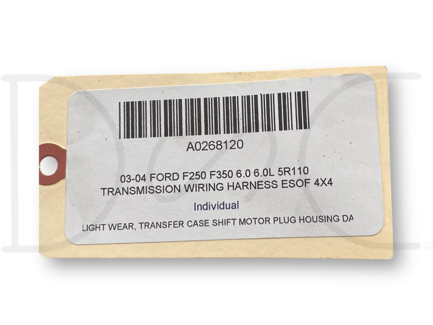 03-04 Ford F250 F350 6.0 6.0L 5R110 Transmission Wiring Harness ESOF 4X4