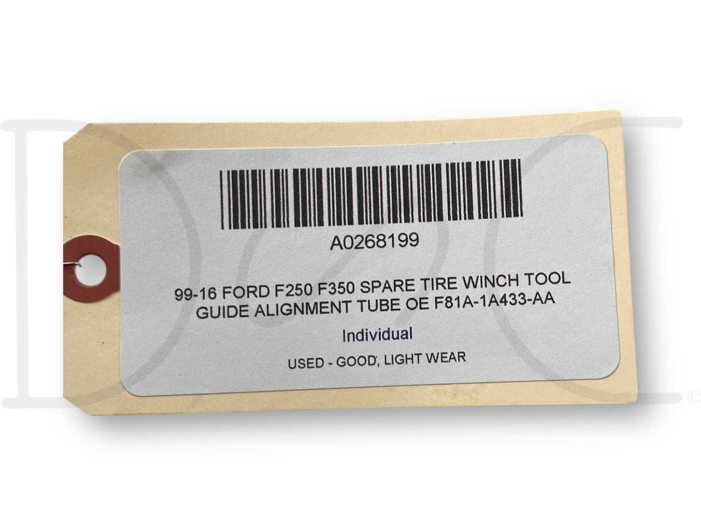 99-16 Ford F250 F350 Spare Tire Winch Tool Guide Alignment Tube OE F81A-1A433-Aa