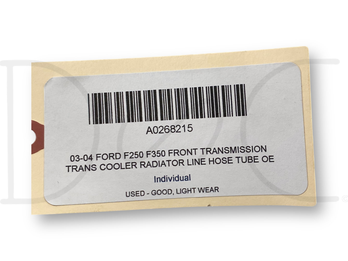 03-04 Ford F250 F350 Front Transmission Trans Cooler Radiator Line Hose Tube OE