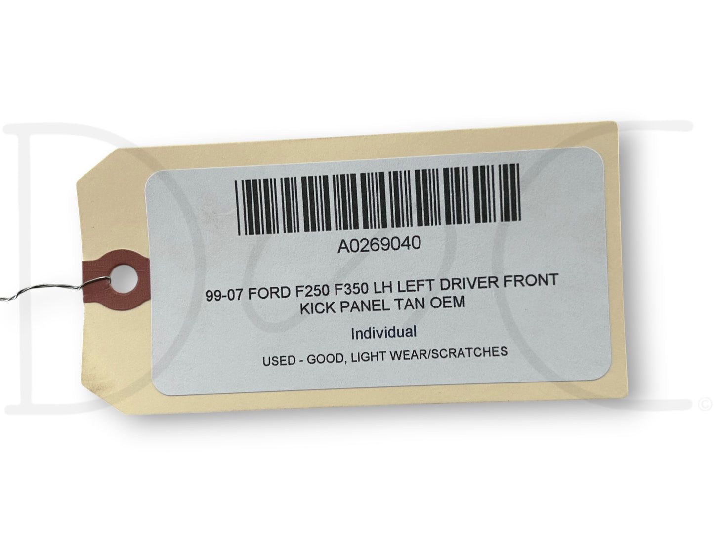 99-07 Ford F250 F350 LH Left Driver Front Kick Panel Tan OEM