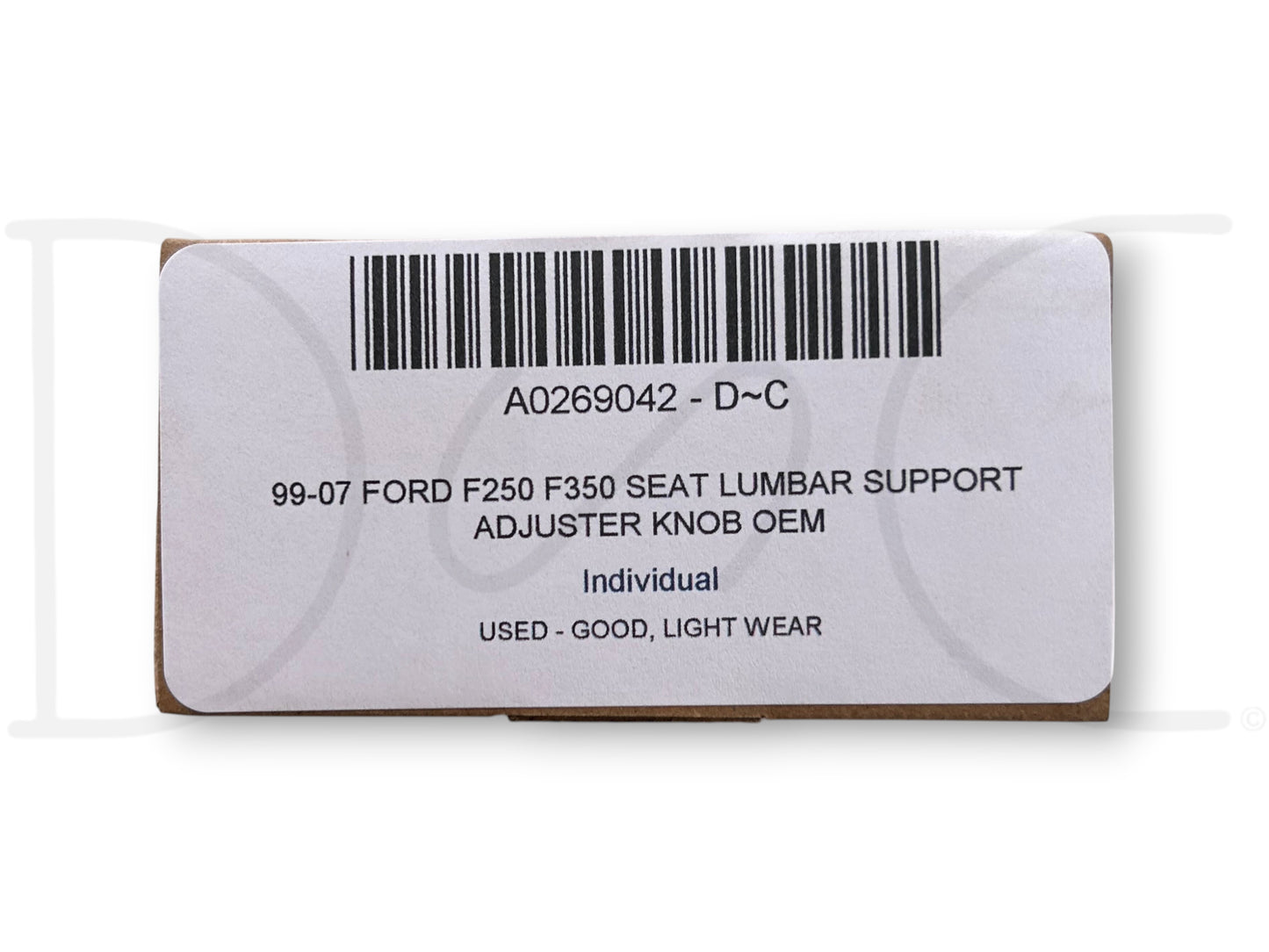 99-07 Ford F250 F350 Seat Lumbar Support Adjuster Knob OEM