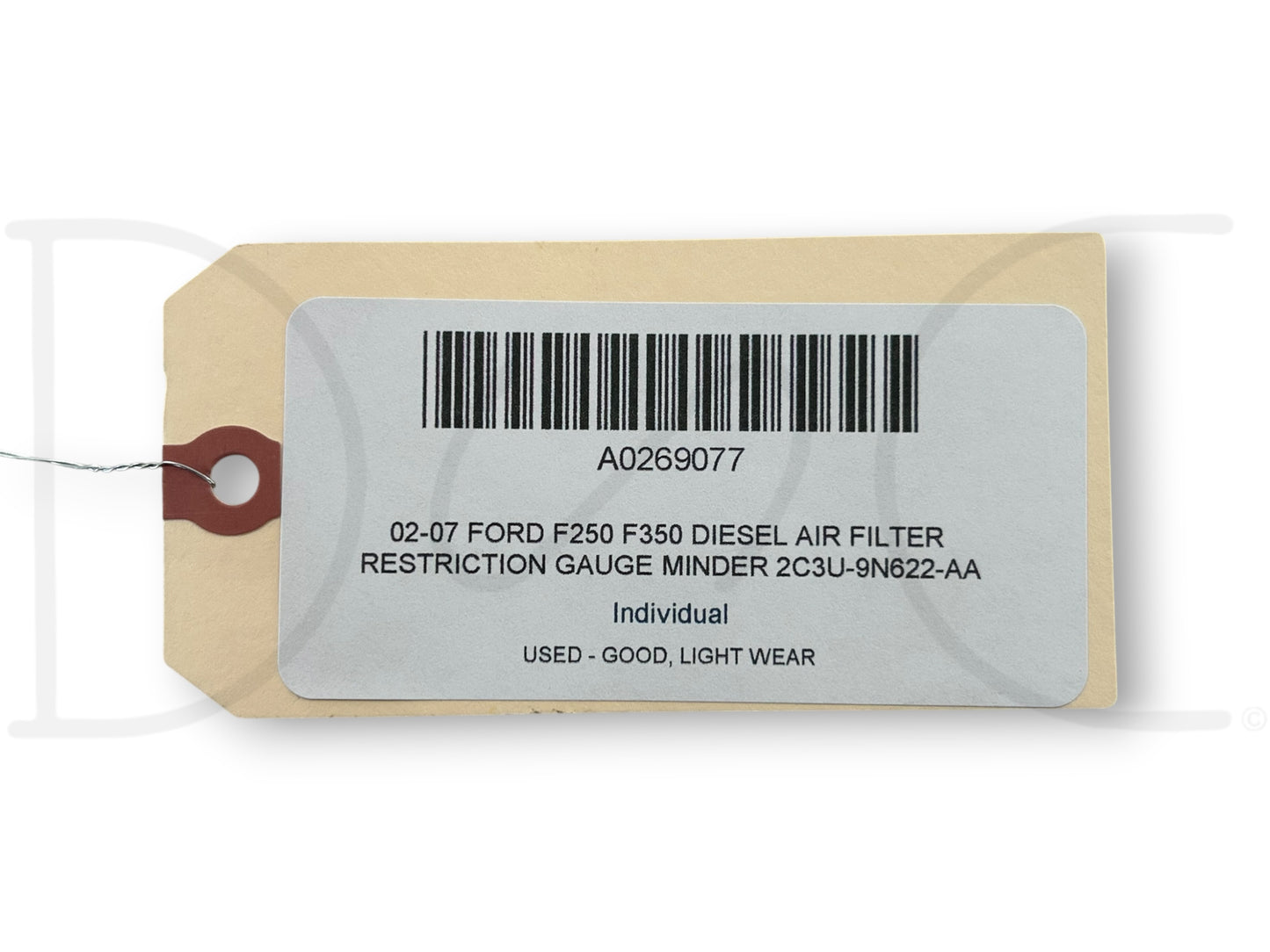 02-07 Ford F250 F350 Diesel Air Filter Restriction Gauge Minder 2C3U-9N622-Aa