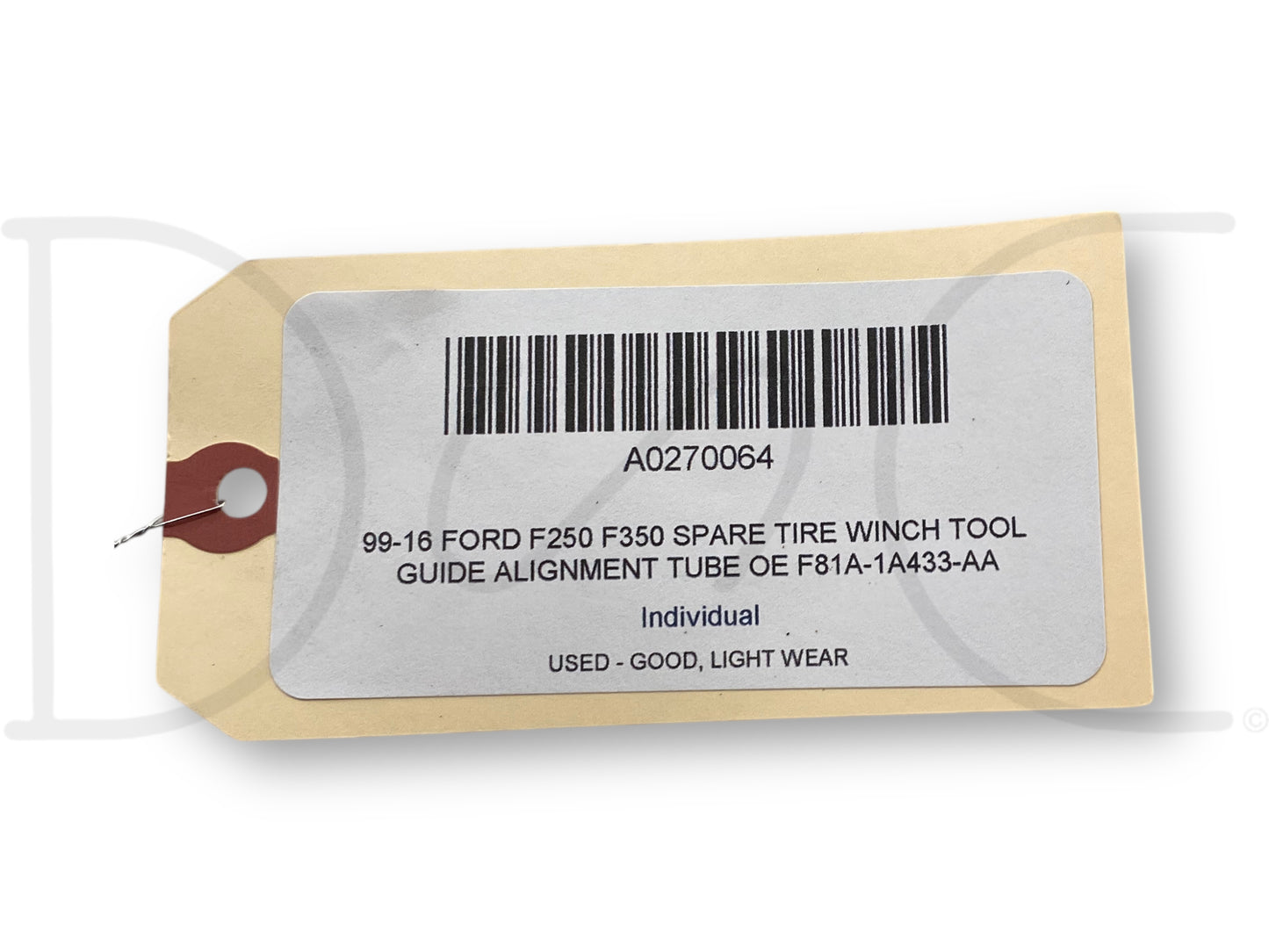 99-16 Ford F250 F350 Spare Tire Winch Tool Guide Alignment Tube OE F81A-1A433-Aa