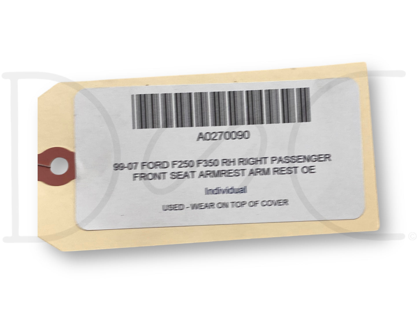 99-07 Ford F250 F350 RH Right Passenger Front Seat Armrest Arm Rest OE