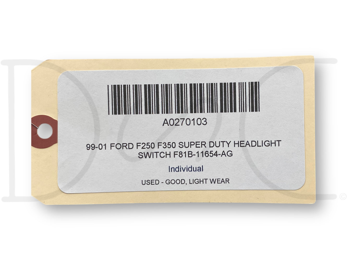 99-01 Ford F250 F350 Super Duty Headlight Switch F81B-11654-Ag