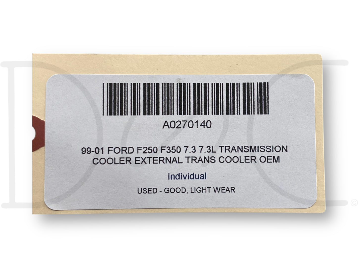 99-01 Ford F250 F350 7.3 7.3L Transmission Cooler External Trans Cooler OEM
