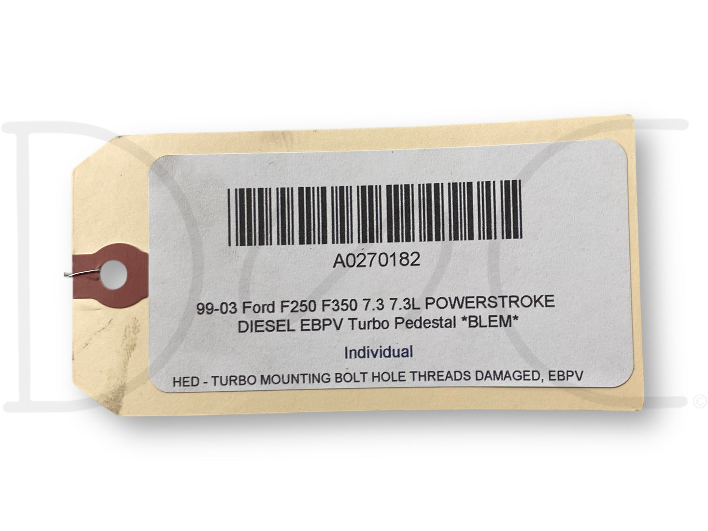 99-03 Ford F250 F350 7.3 7.3L Powerstroke Diesel EBPV Turbo Pedestal *Blem*