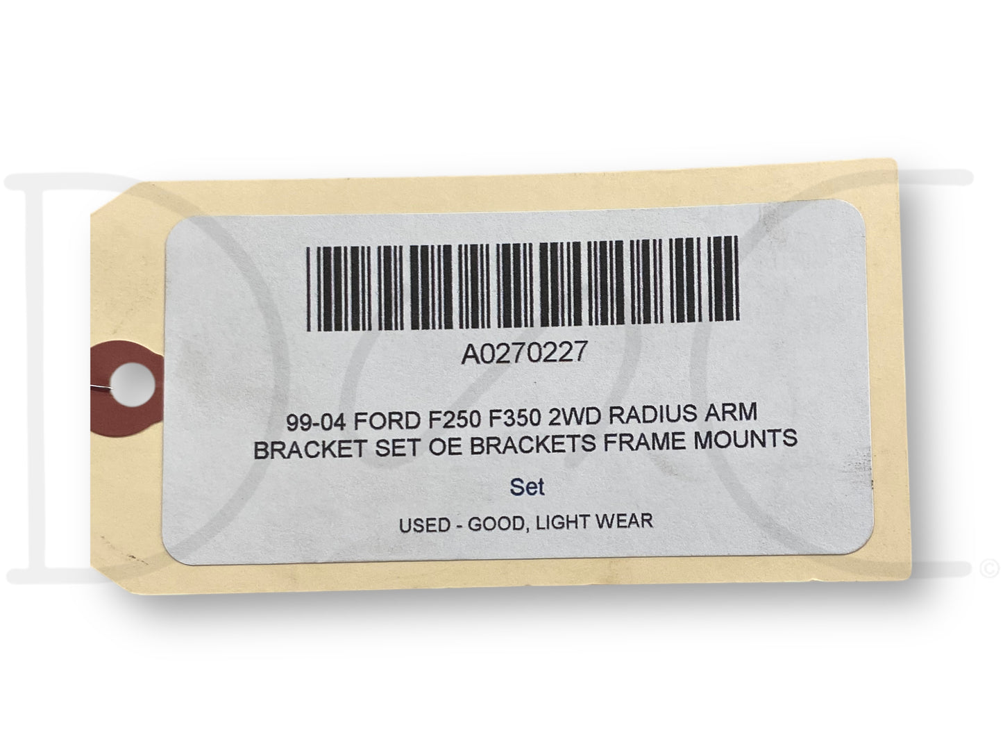99-04 Ford F250 F350 2WD Radius Arm Bracket Set OE Brackets Frame Mounts