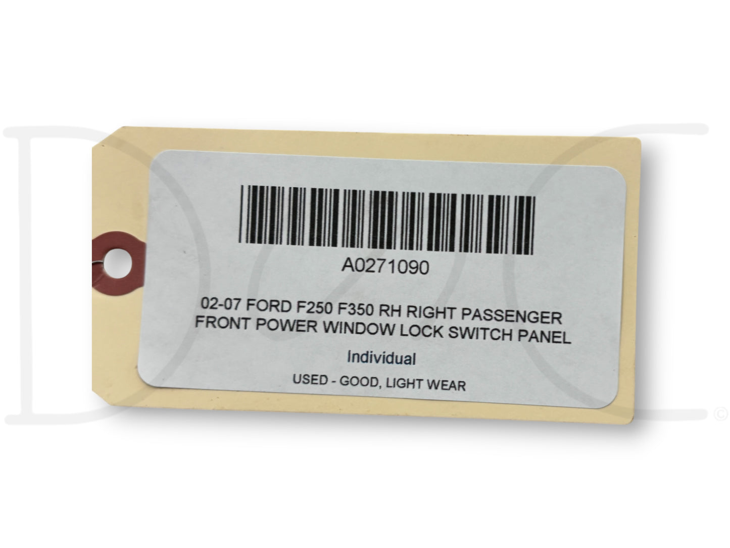 02-07 Ford F250 F350 RH Right Passenger Front Power Window Lock Switch Panel