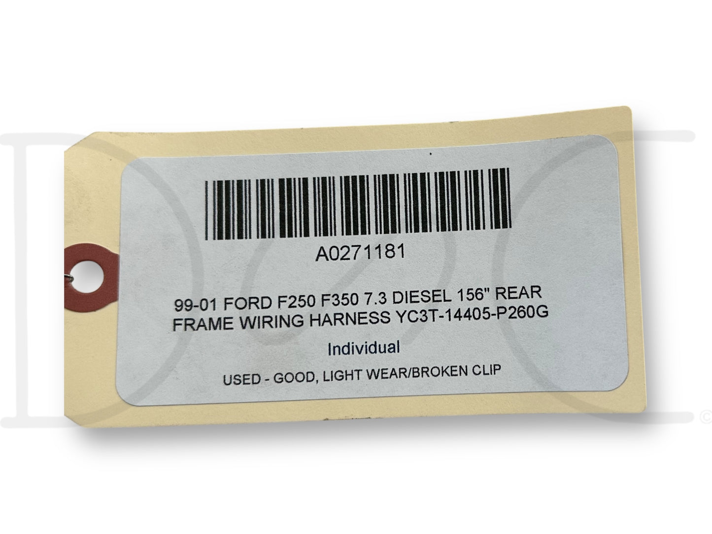 99-01 Ford F250 F350 7.3 Diesel 156" Rear Frame Wiring Harness YC3T-14405-P260G