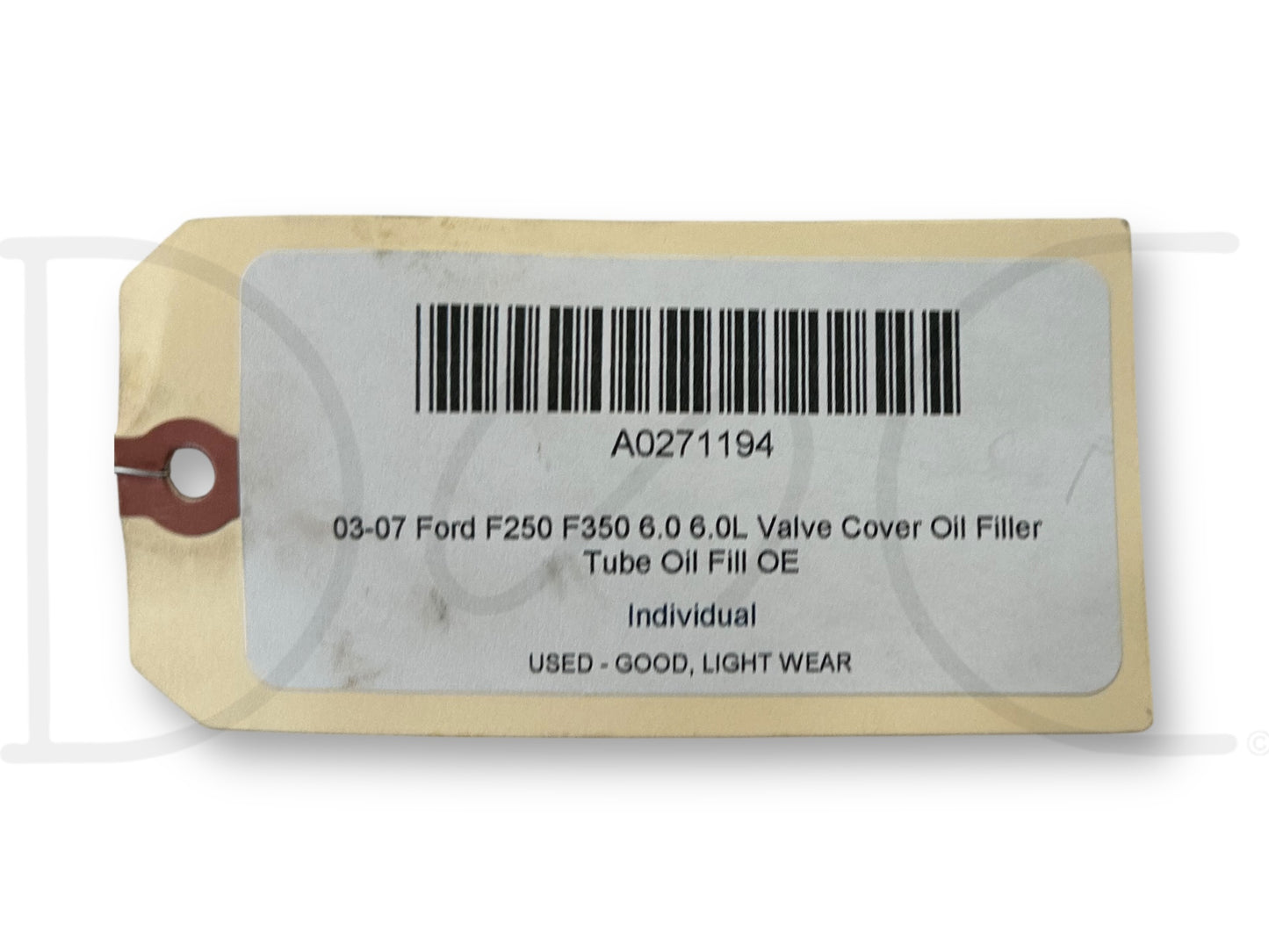 03-07 Ford F250 F350 6.0 6.0L Valve Cover Oil Filler Tube Oil Fill OE