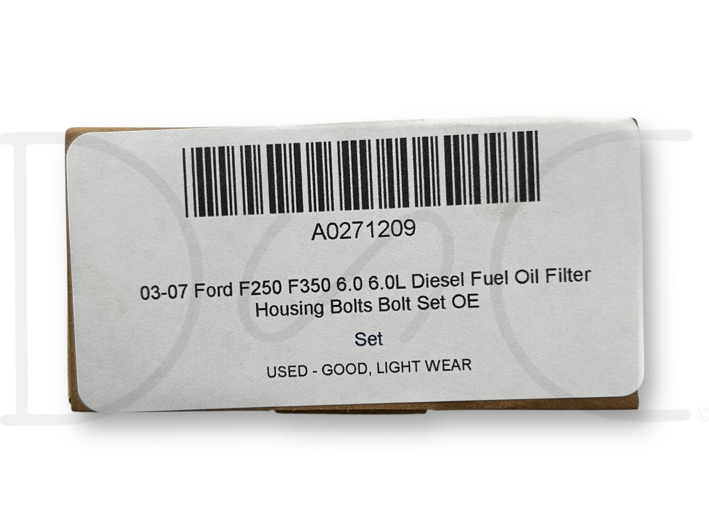 03-07 Ford F250 F350 6.0 6.0L Diesel Fuel Oil Filter Housing Bolts Bolt Set OE