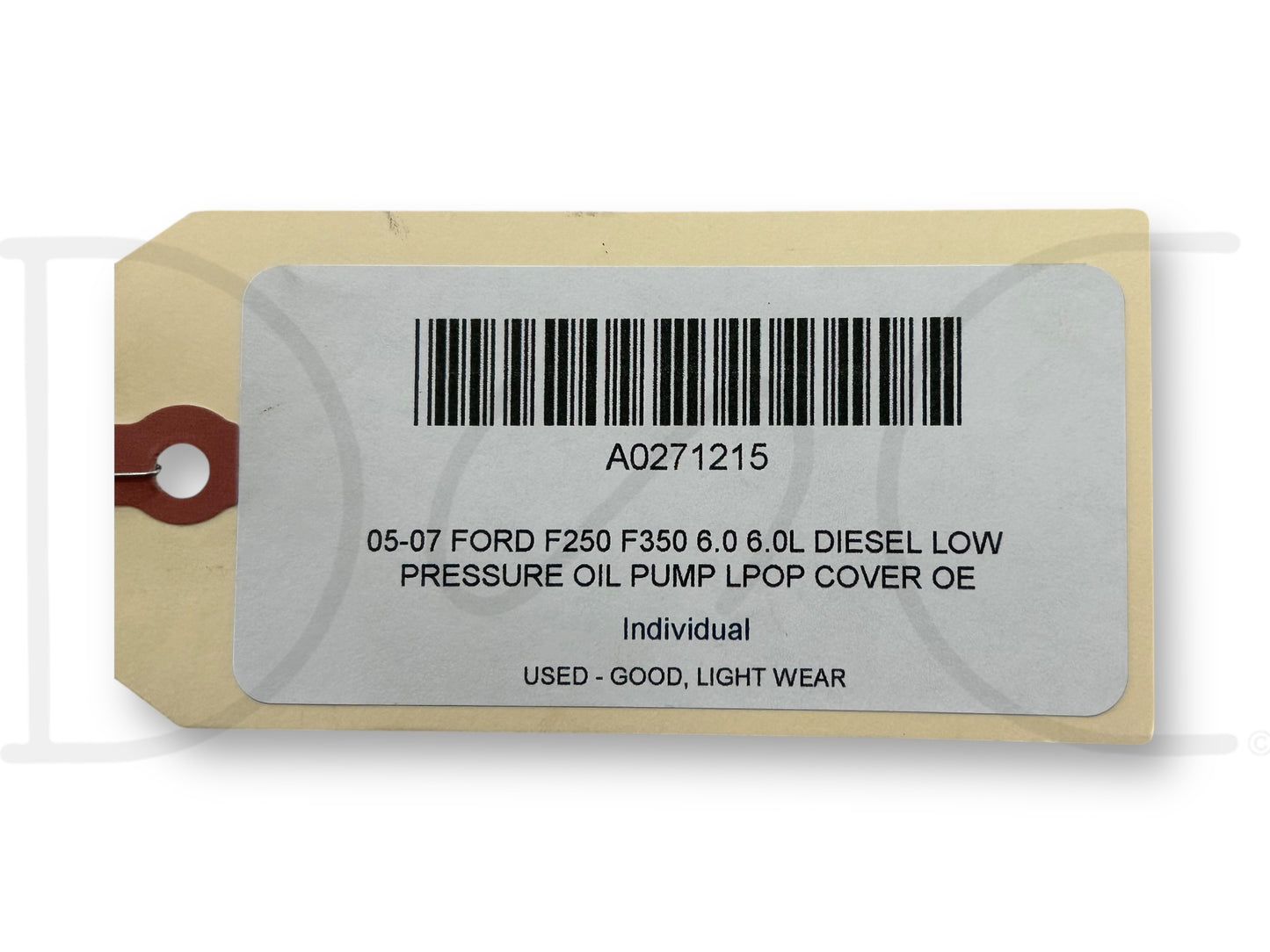 05-07 Ford F250 F350 6.0 6.0L Diesel Low Pressure Oil Pump Lpop Cover OE