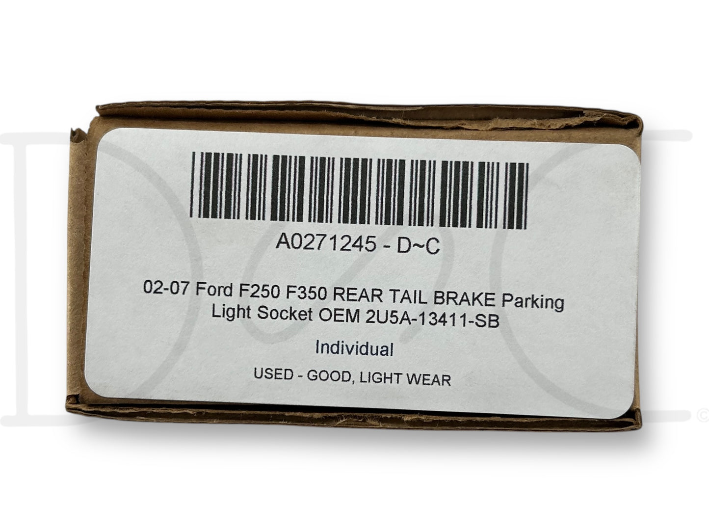 02-07 Ford F250 F350 Rear Tail Brake Parking Light Socket OEM 2U5A-13411-Sb