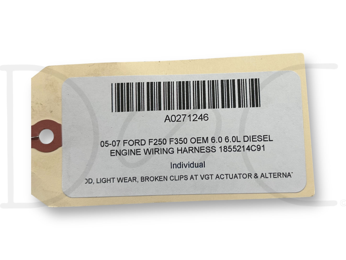05-07 Ford F250 F350 OEM 6.0 6.0L Diesel Engine Wiring Harness 1855214C91