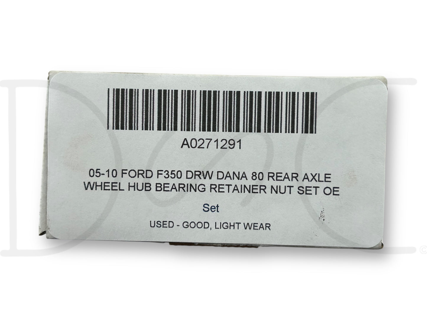 05-10 Ford F350 DRW DANA 80 Rear Axle Wheel Hub Bearing Retainer Nut Set OE